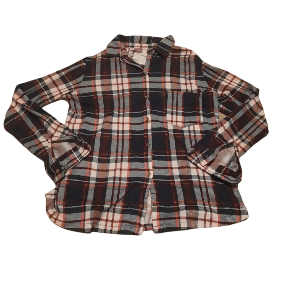 Plaid button down